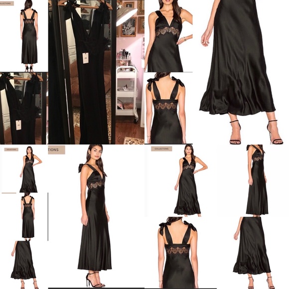 SUPER SALE! LPA Black Elegant feminine Dress💋S - Picture 12 of 16